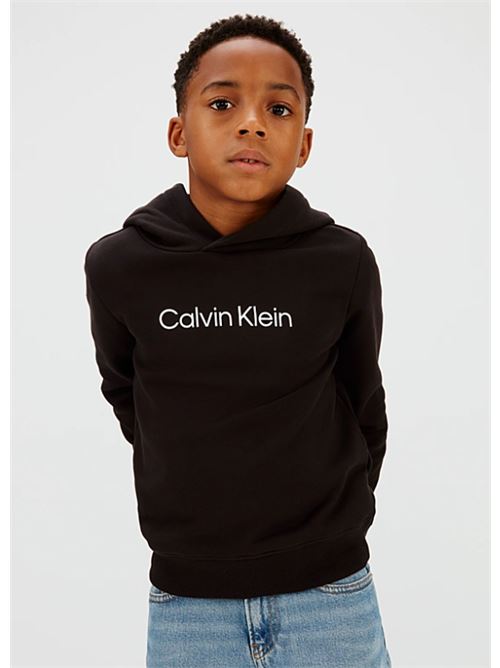 inst. logo reg terry hoodie CALVIN KLEIN JEANS | IU0IU00679BEH